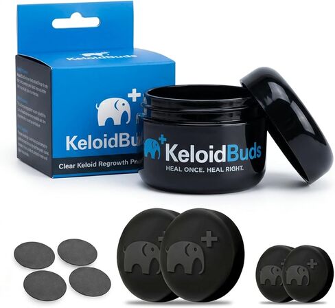 ضغط الجدرة للجُدرات - 4 قطع من مغناطيس الأذن القرنبيط مغطى بالسيليكون المضاد للحساسية - مشبك ضغط الجدرة لدعم تعافي القرنبيط in Kuwait