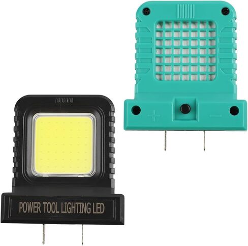 14W LED Work Light For 20V 21V Battery, Adjustable Socket 20.5mm-40.5mm, Inspection Lamp For Power Tools, Jobsite And Camping Use, Portable Flood Lighting Accessory(red) in Saudi Arabia