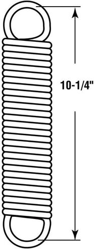 Century Spring C-311 10-1/4" Extension Springs with 7/16" Outside Diameter in Saudi Arabia