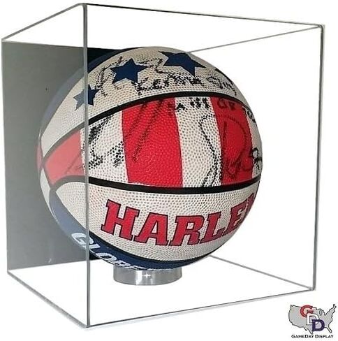 Generic Basketball Display Case Full Size Acrylic Wall Mount UV Protecting in Saudi Arabia