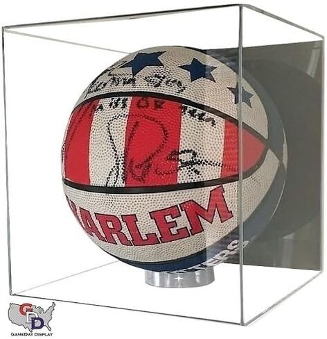 Generic Basketball Display Case Full Size Acrylic Wall Mount UV Protecting in Saudi Arabia