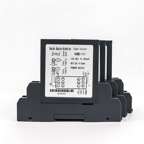 DC Analog 4-20mA Galvanic Signal Converter Isolator 0-10V Signal Isolation Signal Isolator Socket Type 18-30V(1in2 Out,In0-10Vdc,Out 0-5Vdc) in Saudi Arabia