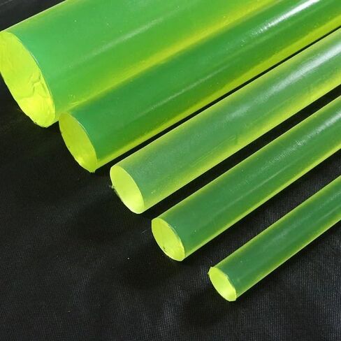 قضبان نايلون PU بطول 500 مم عصا قضيب من البولي يوريثين Dia.15mm-50mm صلابة 80A Shore (ضياء 25 مم) in Kuwait