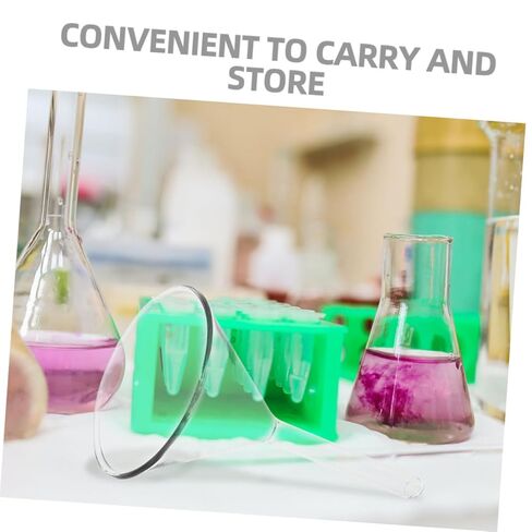 BESTYASH 3pcs Glass Filter Funnel Laboratory Scientific Triangular Stem Funnels Glass for Precise Pouring and Transfer of Essences and Extracts in Kuwait
