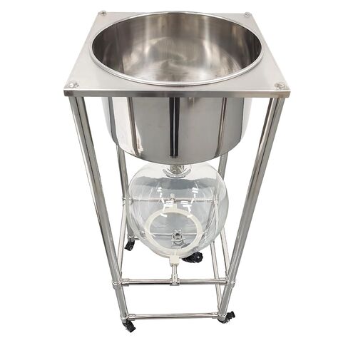 نظام مرشح قمع بوخنر سعة 50 لتر، فلتر فراغ 0.098 ميجا باسكال مع صمام تفريغ، دورق زجاجي وإطار من الفولاذ المقاوم للصدأ، لاستخراج السائل السائل في المختبر، تفاعل درجة حرارة الغرفة in Kuwait