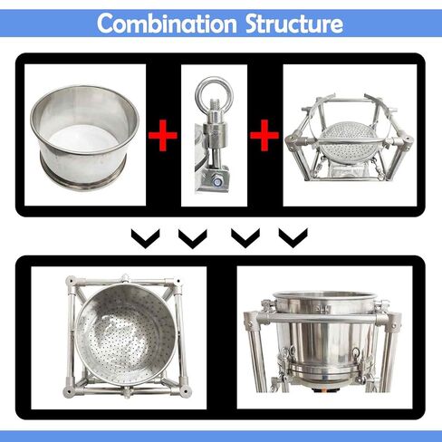 نظام تصفية قمع Buchner سعة 20 لترًا، -0.098 ميجا باسكال، فلتر شفط من الفولاذ المقاوم للصدأ مع صمام تفريغ، ودورق زجاجي وإطار من الفولاذ المقاوم للصدأ، لفصل المواد الصلبة والسائلة in Kuwait