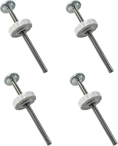 4Pcs M10 (10mm) Baby Gate Threaded Spindle Rod Replacement Parts Kit for Pressure Mounted Pet Safety Gates Stair Gates Hardware Accessories White（80mm in Length） in Saudi Arabia