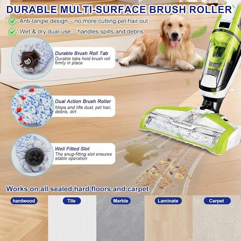 قطع غيار فلتر الفرشاة للمكنسة الكهربائية Bissell CrossWave Turbo 3888A Pet Pro 2306A 1785 الرطبة والجافة، 2 حزمة 1868 بكرات فرشاة متعددة الأسطح، 2 حزمة 1866 مرشحات فراغ، الجزء رقم 1608683 1608684 in Saudi Arabia