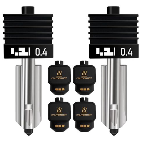 2 قطعة 0.2 مللي متر Hotend لـ Bambu Lab P2S ، رأس الطباعة الطارد تصميم نهاية ساخنة مبادلة سريعة مع جورب غطاء سيليكون إضافي 2 قطعة in Kuwait