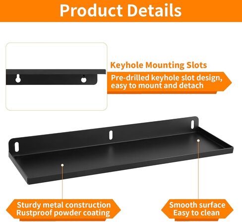 رفوف تخزين الأدوات اليدوية المثبتة على الحائط، منظم مفك البراغي، حامل الكماشات، رف المطرقة، رف تخزين معدني، منظم الأدوات اليدوية للمرآب، ورشة العمل، السقيفة، مجموعة من 4 قطع in Kuwait