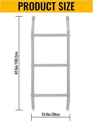 سلم الخروج 3 خطوات سلم نافذة الطابق السفلي الصلب الهروب في حالات الطوارئ مع سطح مصقول فضي مثالي لنافذة الخروج بشكل جيد in Kuwait