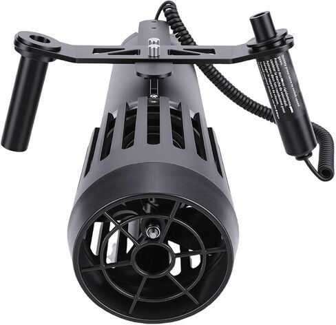 RiToEasysports Underwater Scooter, Brushless Motor 22lbs Thrust Portable Sea Propulsion Device with 4400mAh Battery for Scuba Divers Snorkelers and Marine Exploration in Kuwait