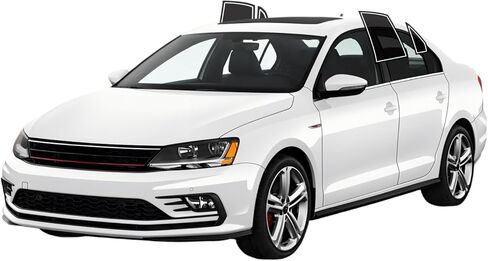 Precut Windows Tint Film All Sides Cars Sun Blocking Protection Privacy Anti Shatter Glass 2 Ply Film Any Tint Shade kit for Volkswagen Jetta Sedan 2011-2018 in Saudi Arabia