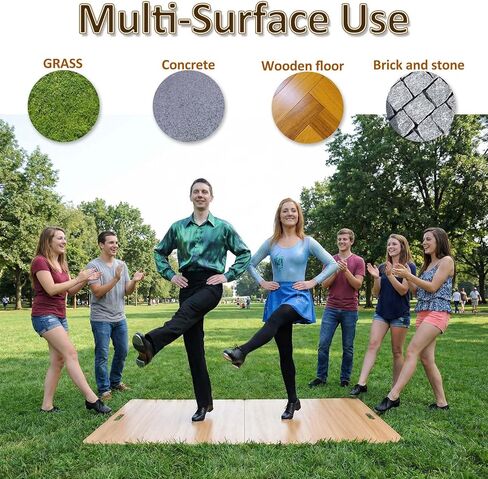 أرضية رقص الحنفية المحمولة، لوحة حنفية قابلة للطي مع حقيبة حمل لممارسة رقص الحنفية في المنزل، بلاط وأرضية رقص احترافية في الهواء الطلق للراقصين in Kuwait