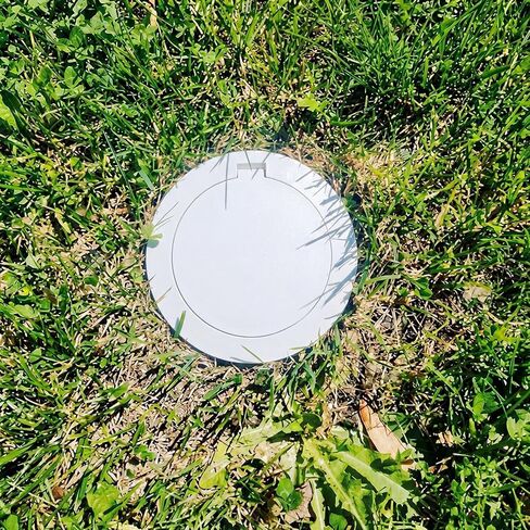 AceOrbit 4" White Flip Top Sewer Relief Cap Odorless Backflow Preventer Plastic Pop up Sewer Cap Fits Onto Sewage Pipe with a 4" Female Pipe Thread in Saudi Arabia