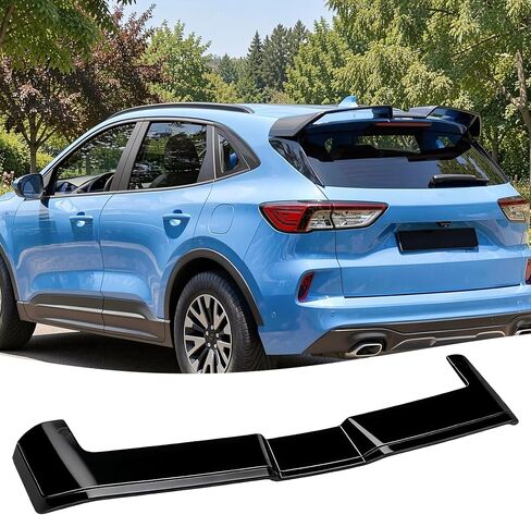 STSEV01 Rear Spoiler Roof Wing Compatible with Ford Escape S/SE/SEL/Titanium 2013-2019, Glossy Black ST-Line Style Tailgate Top Wing Lip Exterior Accessories in Saudi Arabia