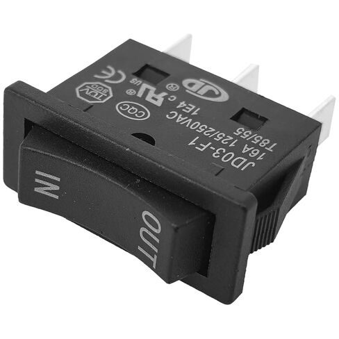 2-Pack JD03-F1 KCD4-3NC Rocker Switch 16A 125/250VAC 3-Pin/3-Position Double Side Momentary ON/Off Switch for Power Tools, Marine Equipment & Industrial Controls in Saudi Arabia