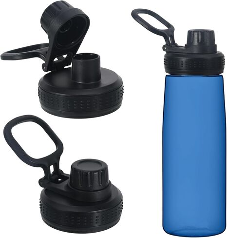 2-Pack Replacement Lids Compatible with CamelBak Water Bottles | Compatible with Chute Mag & Eddy (20/24/32/50 oz) | Leak-Proof Lid Replacement | BPA-Free | Sports, Travel, Hiking Accessory in Kuwait