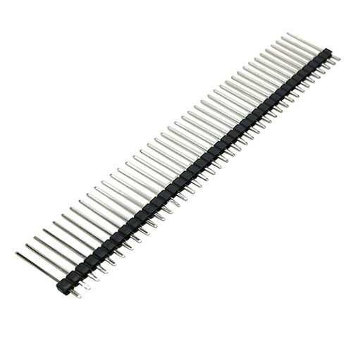 20pcs Copper pins gild 40-Pin 2.54mm 20mm Length Header Pin Male Breakable Pin Header for Arduino Prototype Shield in Saudi Arabia