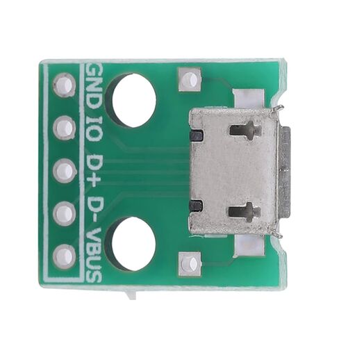 مقبس أنثى USB صغير إلى لوحة محول DIP، 10 قطع، وحدة خطوة 5 دبابيس 2.54 مم، مع موصل مصدر طاقة USB، لتصميم لوحة التجارب بنفسك in Saudi Arabia