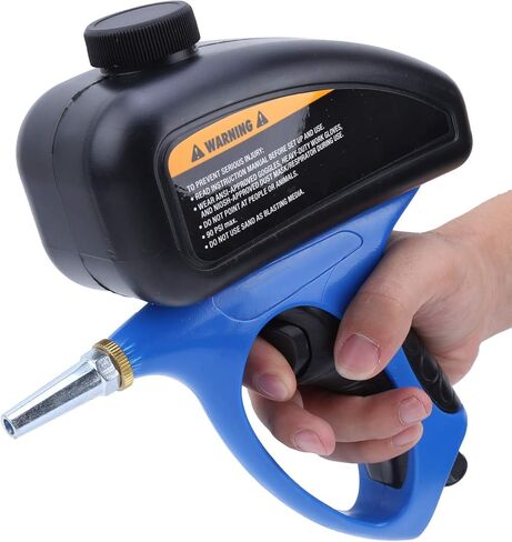 Generic رمل، فوهة من الفولاذ المقاوم للصدأ مع موصل توصيل سريع لضاغط الهواء، مقبض غير قابل للانزلاق، أقصى ضغط 90 رطل لكل بوصة مربعة، تطبيقات واسعة in Kuwait