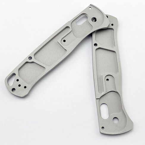 1 Pair Scales Replacement Fits for Bugout 535, Custom CNC Aluminum Alloy Handle Patch in Sandblasting Finish in Kuwait