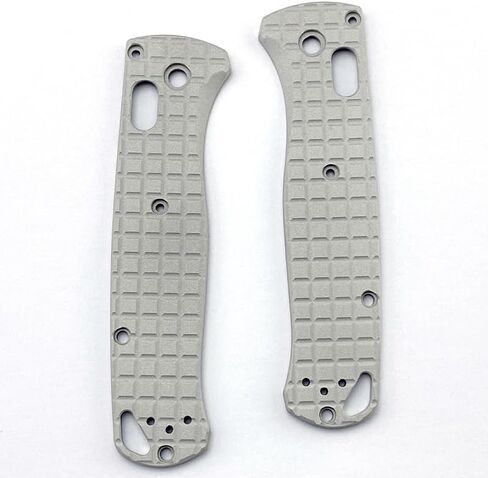 1 Pair Scales Replacement Fits for Bugout 535, Custom CNC Aluminum Alloy Handle Patch in Sandblasting Finish in Kuwait