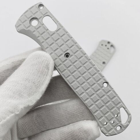 1 Pair Scales Replacement Fits for Bugout 535, Custom CNC Aluminum Alloy Handle Patch in Sandblasting Finish in Kuwait