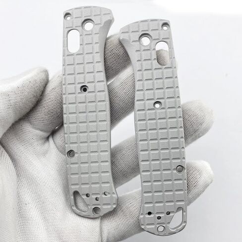 1 Pair Scales Replacement Fits for Bugout 535, Custom CNC Aluminum Alloy Handle Patch in Sandblasting Finish in Kuwait