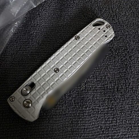 1 Pair Scales Replacement Fits for Bugout 535, Custom CNC Aluminum Alloy Handle Patch in Sandblasting Finish in Kuwait
