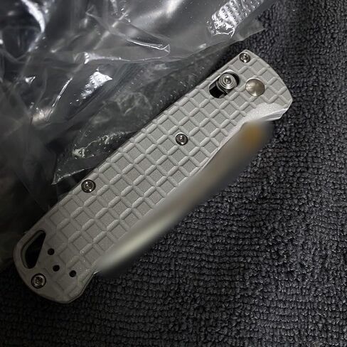 1 Pair Scales Replacement Fits for Bugout 535, Custom CNC Aluminum Alloy Handle Patch in Sandblasting Finish in Kuwait
