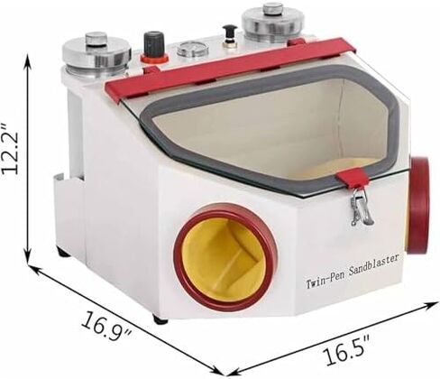 Dual-Pen Fine Sandblasting Machine, Suitable for Jewelry Polishing, and Sandblasting of Gold and Silver Jewelry. in Saudi Arabia