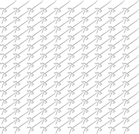 200 Pack PEG Board Pegboard Shelving Hooks 2" Length Wholesale Lot PEG Hooks in Saudi Arabia