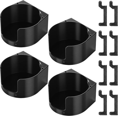 LemonRoad 4 Sets Pegboard Shelves with Hooks Pegboard Wall Mounted Hanging Bin Holder Organizer Multipurpose Peg Board Organizer Plastic Tank Gas Cylinder Holder Peg Board for Kitchen Workbench Office in Saudi Arabia