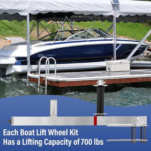 28199 Boat Lift Wheel Kit – Pair of Silver, Boat Lift Systems for for Marine, Corrosion Resistant, Weatherproof Design in Saudi Arabia
