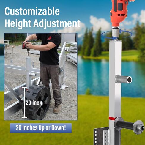 28199 Boat Lift Wheel Kit – Pair of Silver, Boat Lift Systems for for Marine, Corrosion Resistant, Weatherproof Design in Saudi Arabia