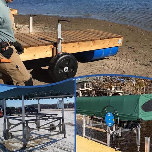 28199 Boat Lift Wheel Kit – Pair of Silver, Boat Lift Systems for for Marine, Corrosion Resistant, Weatherproof Design in Saudi Arabia