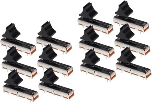 12pcs Linear Slide Potentiometer for Audio Mixers Stereo Volume Control Construction Precision Tuning for Sound Engineering and Music Applications in Saudi Arabia