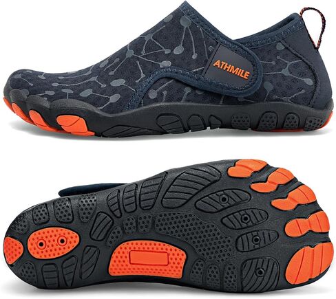أحذية مائية للأطفال من ATHMILE للأولاد والبنات، سريعة الجفاف، حديقة مائية حافي القدمين، أحذية رياضية للشاطئ وحمام السباحة (طفل صغير/طفل صغير/طفل كبير) in Kuwait