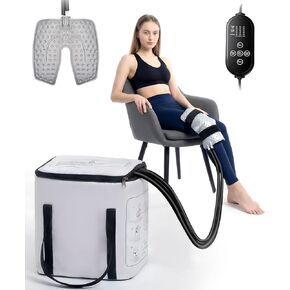 Ice Machine for Knee After Surgery 15qt, Cold Therapy Machine 6-Level Timer & 3 Flow Rates, Leakproof & Ultra-Quiet Portable Cryotherapy System with Compression Pad for Knee Replacement Recovery in Saudi Arabia