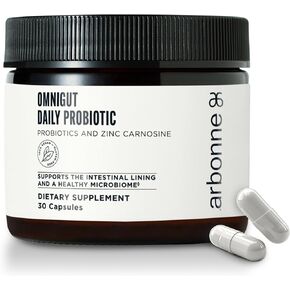 Arbonne OmniGut Daily Probiotic Supplement - Probiotics for Men and Women to Support Digestion, Gut Health for Women, Probiotic Capsules, 30 Count in Saudi Arabia