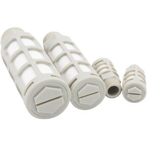 10 قطعة/الوحدة DSP الخمار الملف اللولبي صمام العادم امتصاص الضوضاء تقليل سريع 1/8 1/4 3/8 1/2 بوصة (DSP01) in Kuwait