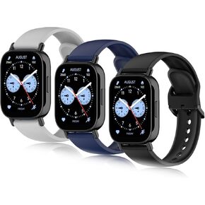 Bands for Xiaomi Redmi Watch 5 Lite/Redmi 5 Active Straps, 3 Pack Soft Silicone Strap Replacement Wristbands Compatible with Xiaomi 5 Lite/Watch 5Active in Kuwait