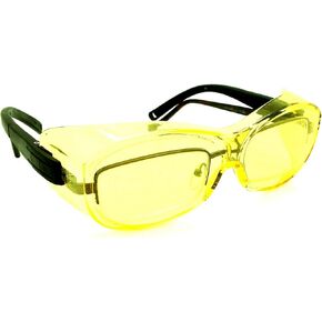 Shooter's Edge OTG Over-the-Glass Z87.1 Safety Shooting Glasses Contrast Yellow in Saudi Arabia