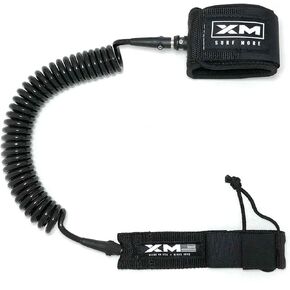 XM مجداف الوقوف (SUP) مقود بطول 6 أقدام و12 قدمًا، سمك سلك مموج كبير (.313 بوصة)، جيب للمفاتيح، حلقات غير قابلة للكسر، حافظة للسكك الحديدية قابلة للفصل، صنع في الولايات المتحدة الأمريكية in Kuwait