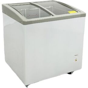 Commercial Display Freezer, ETL Gelato Ice Cream Dipping Cabinet Glass Showcase, 31" W 6.96 cu. ft. 4 tub 115V in Kuwait