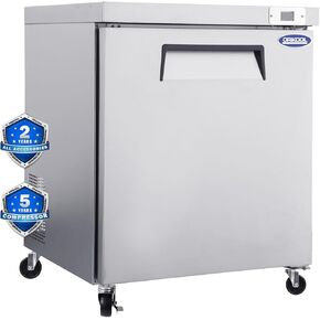 29" W Commercial Undercounter Refrigerator, 8 Cu.ft, ETL & DOE Listed, Worktop Fridge in Kuwait