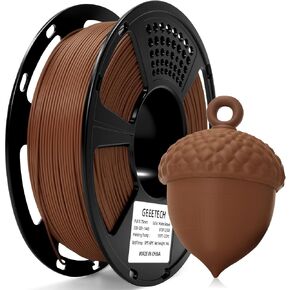 GEEETECH Matte PLA Filament 1.75mm Brown, 1kg Spool (2.2 lbs) 3D Printer Filament Matte Surface Texture & Low Warping, Dimensional Accuracy +/- 0.02 mm, Fit Most FDM Printers in Kuwait