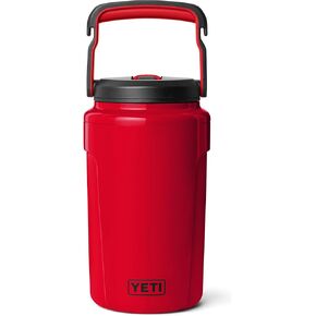 إبريق ماء بغطاء من القش معزول بنصف جالون من YETI - زجاجة رياضية خفيفة الوزن ومضادة للتسرب مع مقبض خطاف سياج - تحافظ على المشروبات باردة - مثالية للصالة الرياضية والرياضة والبطولات، أسود in Kuwait