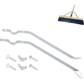 11091 Push Broom Handle Brace L & R, for 18" Through 36" Floor and Garage Sweeps, Easy Installation in Kuwait
